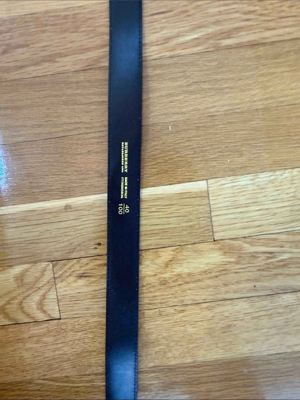 Burberry Beige Nova Check Leather Trim Belt
